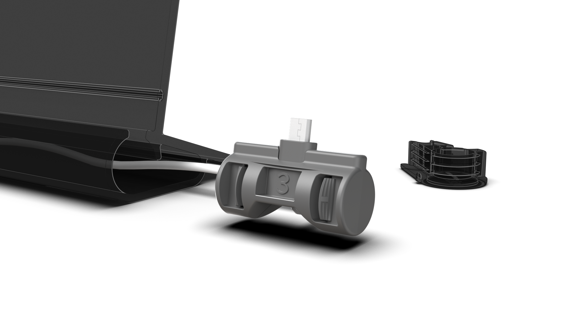udoq magnetic charging cable, model 03 with USB-C connector