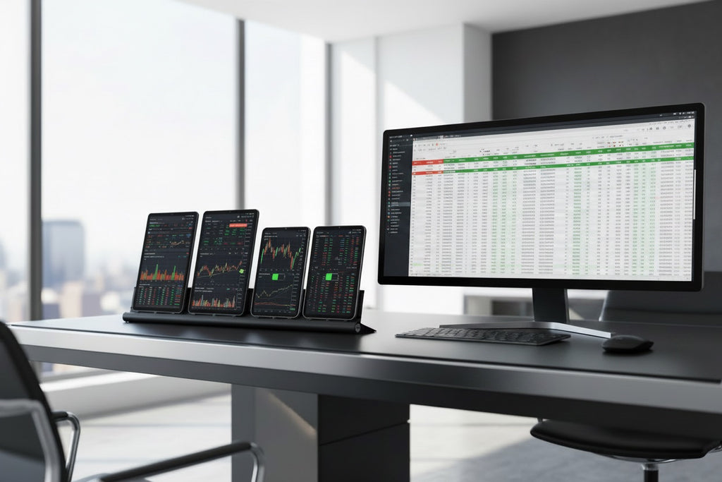 udoq 700 STARTER family charging station for multiple devices in a home office