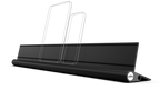 udoq 700 rail black front view showing modular connector slots