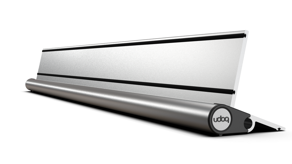 udoq 700 rail silver, 70 cm modular aluminum charging rail, made in Germany