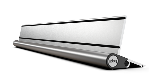 udoq 700 rail silver, 70 cm modular aluminum charging rail, made in Germany